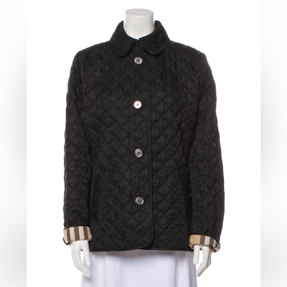 Burberry Black Quilted Puffer Jacket